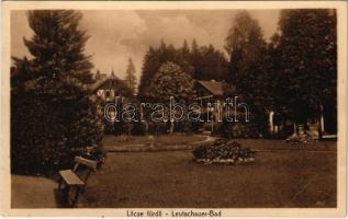 Lőcsefüred, Lőcse-fürdő, Levocské Kúpele (Lőcse, Levoca); Fürdőház. Müller Antal kiadása / spa, bathhouse (b)