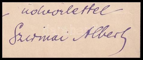 1909 Szirmai Albert (1880-1967) zeneszerző, karmester autográf levele, aláírással, megküldött kották...