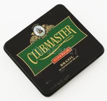 Régi tollhegyek, kb. 50 db, Clubmaster szivarkás fémdobozban, 9x8,5x1,5 cm