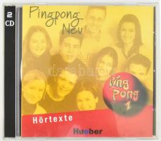 Pingpong neu 1 - Hörtexte, német nyelvtanuló CD, 2 db lemez, eredeti tokjában