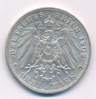 Német Birodalom / Württemberg 1909F 3M Ag "II. Vilmos" T:AU,XF
German Empire / Württember...