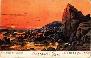 1905 Abusir, Abousir IId Cataract. Aegypten II. No. 1. (EB)