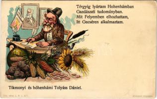 Tikmonyi és hóhenhámi Tolyáss Dániel. Athenaeum kőnyomása L.M.L. & F. litho (EB)