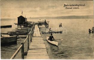 1922 Balatonberény-fürdő, Csónak kikötő