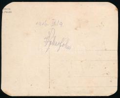 1916 Kékes főhadnagy, fotó, hátoldalon feliratozva, kissé foltos, 11×9 cm