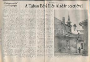 cca 1930 Edvi Illés Aladár (1870-1958) Munkácsy-díjas festőművész, grafikus, főiskolai tanár dolgozó...