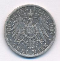 Német Birodalom / Poroszország 1904A 2M Ag "II. Vilmos" T:VF patina
German Empire / Pruss...