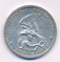 Német Birodalom / Poroszország 1913A 3M Ag "Napóleon legyőzésének 100 éves évfordulója" T:...