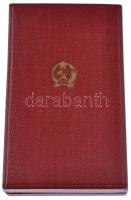 1957. "Szolgálati Érdemérem" zománcozott kitüntetés mellszalagon, eredeti tokban T:AU NMK ...
