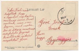 1908 Rozgony, Rozhanovce (Kassa, Kosice); Prihradny kastély / castle villa. Art Nouveau