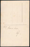 1918 Katonaélet, fotólap, hátoldalon feliratozva, 13×9 cm