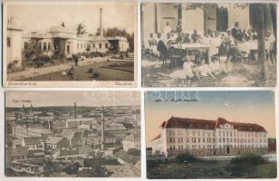 27 db RÉGI magyar és külföldi város képeslap vegyes minőségben / 27 pre-1945 Hungarian and European town-view postcards in mixed quality