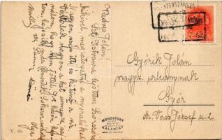 1942 Balatonszárszó, Schneider, Magda és Balla penzió, Felső keleti villasor, strandfürdő + "BA...