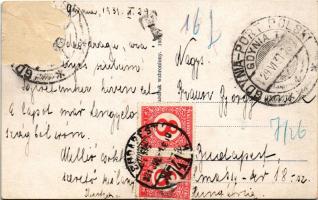 1931 Gdynia, Gdingen; Widok ogólny, Kam. Góra, Plaza, zaklady kapielowe / Hotel Kaszubski, Meble, be...