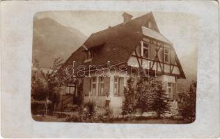 1921 Hinterstoder, Gasthaus / mountain hotel and restaurant. photo (EK)
