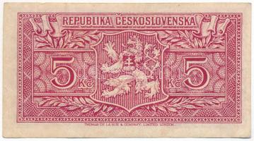 Csehszlovákia 1949. 5K T:F
Czechoslovakia 1949. 5 Korun C:F
Krause P#68