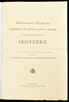 Máramaros vármegye községei és egyéb lakott helyei hivatalos neveinek jegyzéke. Bp., 1904. M. kir. b...
