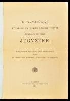 Tolna vármegye községei és egyéb lakott helyei hivatalos neveinek jegyzéke. Bp., 1903. M. kir. belüg...