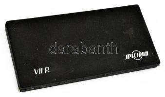 Spectrum VII. P. precíziós körzőkészlet, eredeti tokjában, egy hiányzó tartozékkal