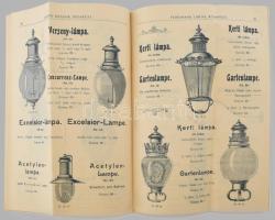 1901 Lakos Nándor Acetylen világítási berendezések képes termékbemutató katalógus 32 p