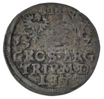 Lengyel Királyság / Litvánia / Vilnius 1582. 3Gr Ag "Báthory István" (2,21g) T:VF patina P...