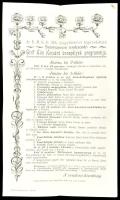 1903 Szászváros, Az EMKE közgyűlésével kapcsolatban rendezett gróf Kún Kocsárd ünnepségek programja