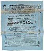 cca 1900 3 db dekoratív rekám nyomtatvány: Lakos Lajos tűzhelyek, Lutz Ede lakk és festék gyára, Kugler József acetylén világítás