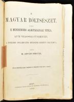 Dr. Kováts Frigyes: A magyar böltsészet, vagy e mindenség alkotásának titka, az ür világossági tüneményén, a tsukódó (polarisatio) rendszer szerént feltárva. Pest, 1866, Emich Gusztáv, 406+(2)+48+(2) p. Korabeli sérült, viseltes félvászon-kötésben, ragasztott gerinccel.