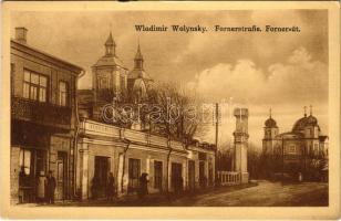 Volodymyr-Volynskyi, Wladimir Wolynsky, Wladimir Wolinskij; Fornerstrasse / Forner út / street (EK)