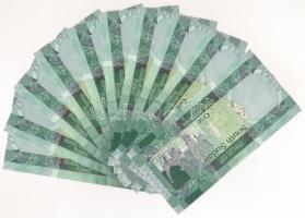 Dél-Szudán DN (2011) 1P (10x) sorszámkövetők "AK 8828991 - AK 8829000" T:UNC 
South Sudan...