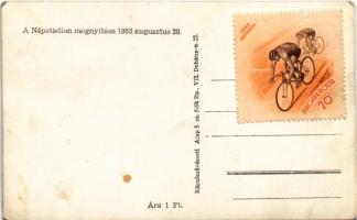 Diszkoszvetés - A budapesti Népstadion megnyitása 1953 augusztus 20. Képzőművészeti Alap Kiadóvállal...