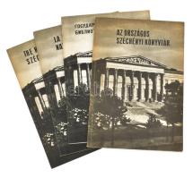 Az Országos Széchenyi Könyvtár. Bp., 1964., (Egyetemi-ny.) 4 példány: több nyelven: magyar, orosz, francia és angol nyelveken. Kiadói papírkötés.