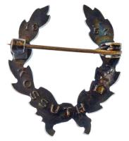 1957. "Kossuth-díj II. fokozata" zománcozott ezüstözött kitüntetés T:AU 
Hungary 1957. &q...