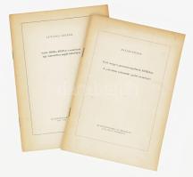 1961 Lengyel Alfréd: Győr 1848-1849 eseményei egy ismeretlen napló tükrében. Győr, Arrabona 1961/3 sz., 125-141 p. Különlenyomat. + 1962 Győr megyei parasztmozgalmak 1848-ban. A "vérvörös csütörtök" győri eseményei. Győr, Arrabona 1962/4 sz., 171-206 p. Különlenyomat. Kiadói papírkötések.
