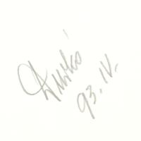 Durkó Gábor (1916-2003): Női akt, 1993. Ceruza, papír. Jelzett. 29,5x21 cm