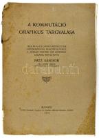 Patz Sándor: A kommutáció grafikus tárgyalása. Bp., 1910, &quot;Pátria&quot;-ny., 76. Szövegközi ábrákkal illusztrált. Kiadói papírkötés, sérült, kissé foltos borítóval, helyenként lapszéli foltokkal, hullámos.