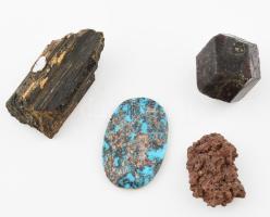 Vegyes ásványok, 4 db