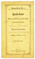 1866 Weiland, G. H.: Special-Karte der österreichlich-preusslichen Grenz-Provinzen und der anstossen...