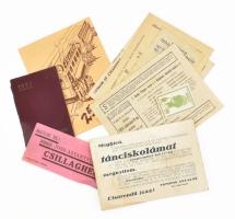 cca 1920-1940 Vegyes reklám tétel