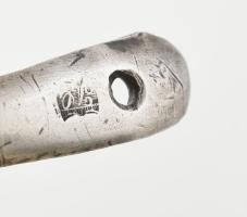 Ezüst (Ag) sarkantyú, Esztergom, jelzett, 13 latos, nettó: 79 g