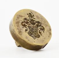 Réz pecsétnyomó fej, d: 2 cm