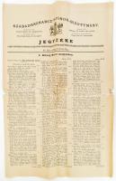 1896 A Szabadságharcz-szobor-bizottmány jegyzéke az adományokról