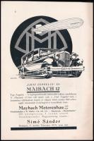 1931 A VIII. nemzetközi budapesti automobil- és motorkerékpárkiállítás hivatalos katalógusa. 1931 má...