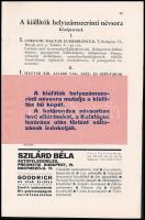 1931 A VIII. nemzetközi budapesti automobil- és motorkerékpárkiállítás hivatalos katalógusa. 1931 má...