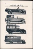 1931 A VIII. nemzetközi budapesti automobil- és motorkerékpárkiállítás hivatalos katalógusa. 1931 má...