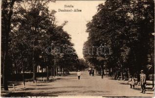 Braila, Denkmal-Allee (EK)