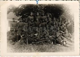 1941 Géppuskás gyalogos egység / WWII Hungarian military, infantry unit with machine guns. photo (EK)