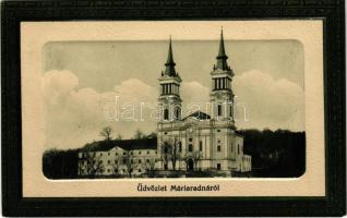 1912 Máriaradna, Radna (Lippa, Lipova); Kegytemplom. Zsidek János kiadása / pilgrimage church (EK)