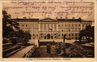 Budapest VIII. Magyar királyi Honvéd Ludovika Akadémia, főépület (ázott / wet damage)