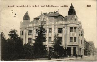 1912 Baja, Szegedi kereskedelmi és iparbank fiókintézetének palotája (EK)